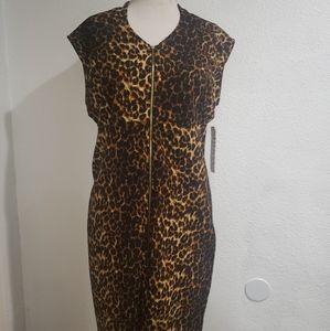 Almost Famous Leopard Print Dress